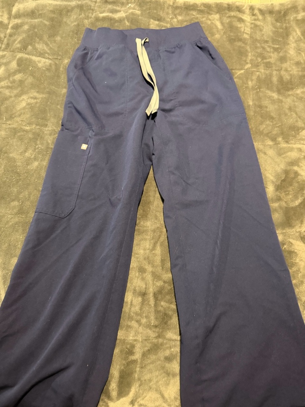 FIGS Women’s M Wide Leg Scrub Pants Navy